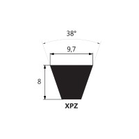 Pas klinowy XPZ 1137 Lw MITSUBOSHI